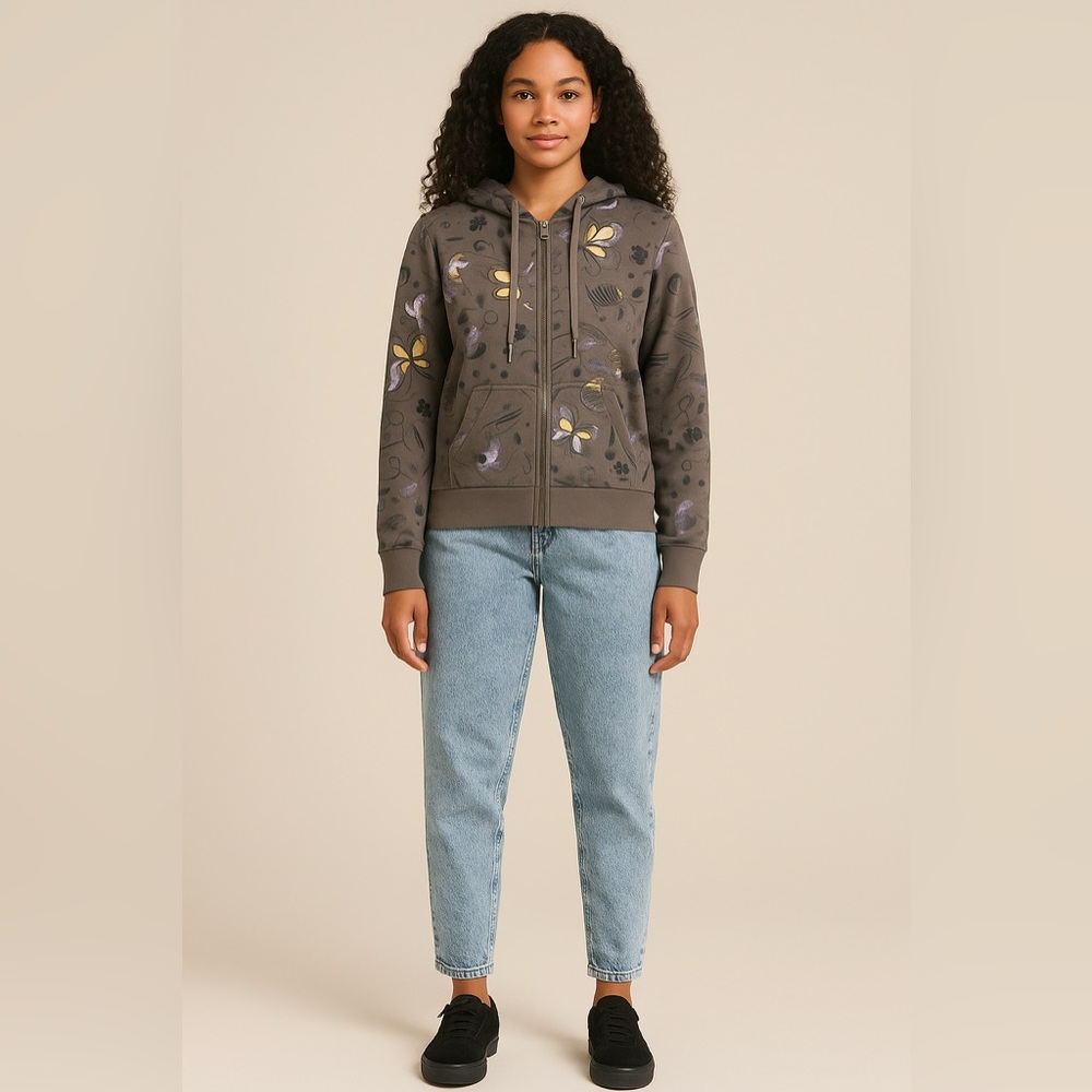 TNA | Y2K Full Zip Hooded Sweatshirt